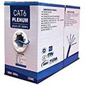 1000FT Cat6 Plenum Solid UTP 23AWG Blue Ethernet Cable K64608