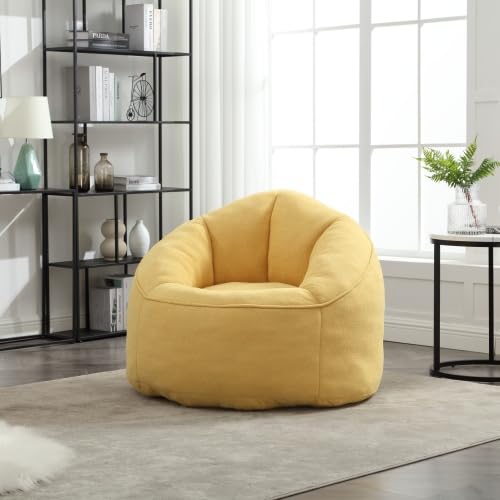 Memory Foam Bean Bag Chair with Ottoman Y96307