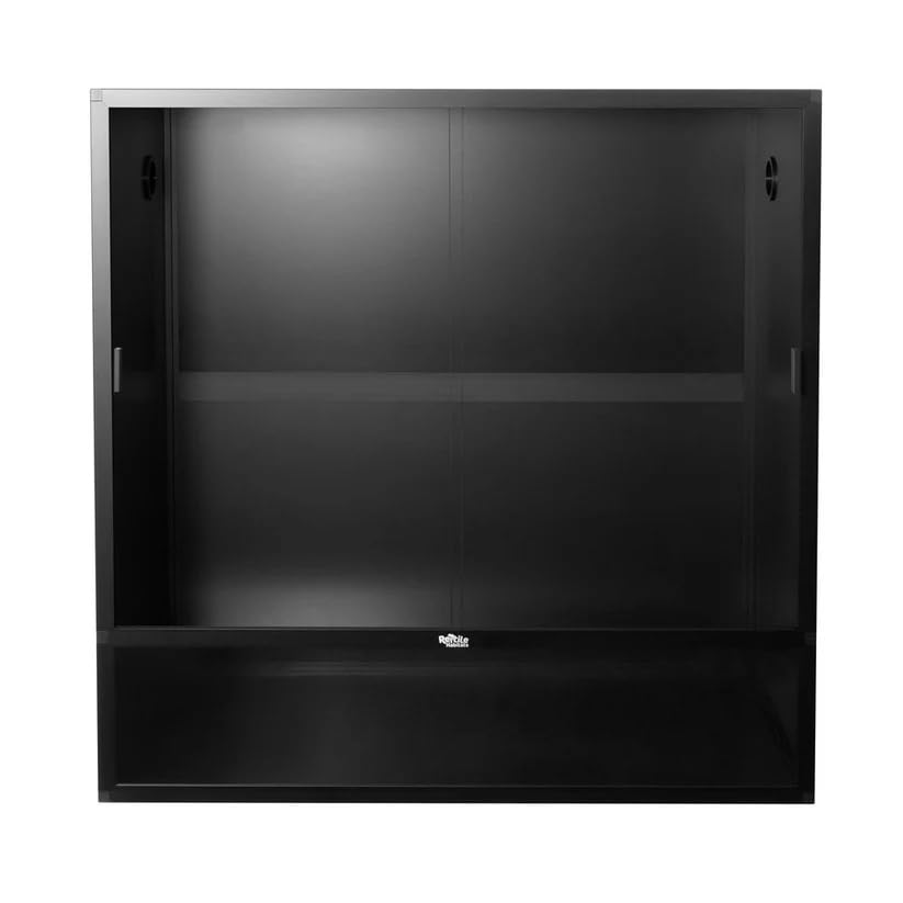 48x24x48 Reptile Habitat with Glass Doors and Aluminum Frame K2712