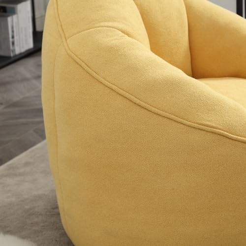 Memory Foam Bean Bag Chair with Ottoman Y96307