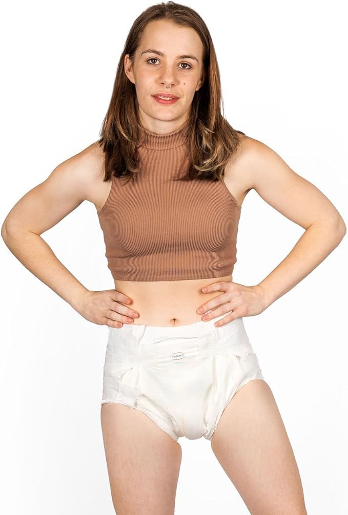 Adjustable Maximum Absorbency Disposable Briefs 2X-Large 12 Count W306206