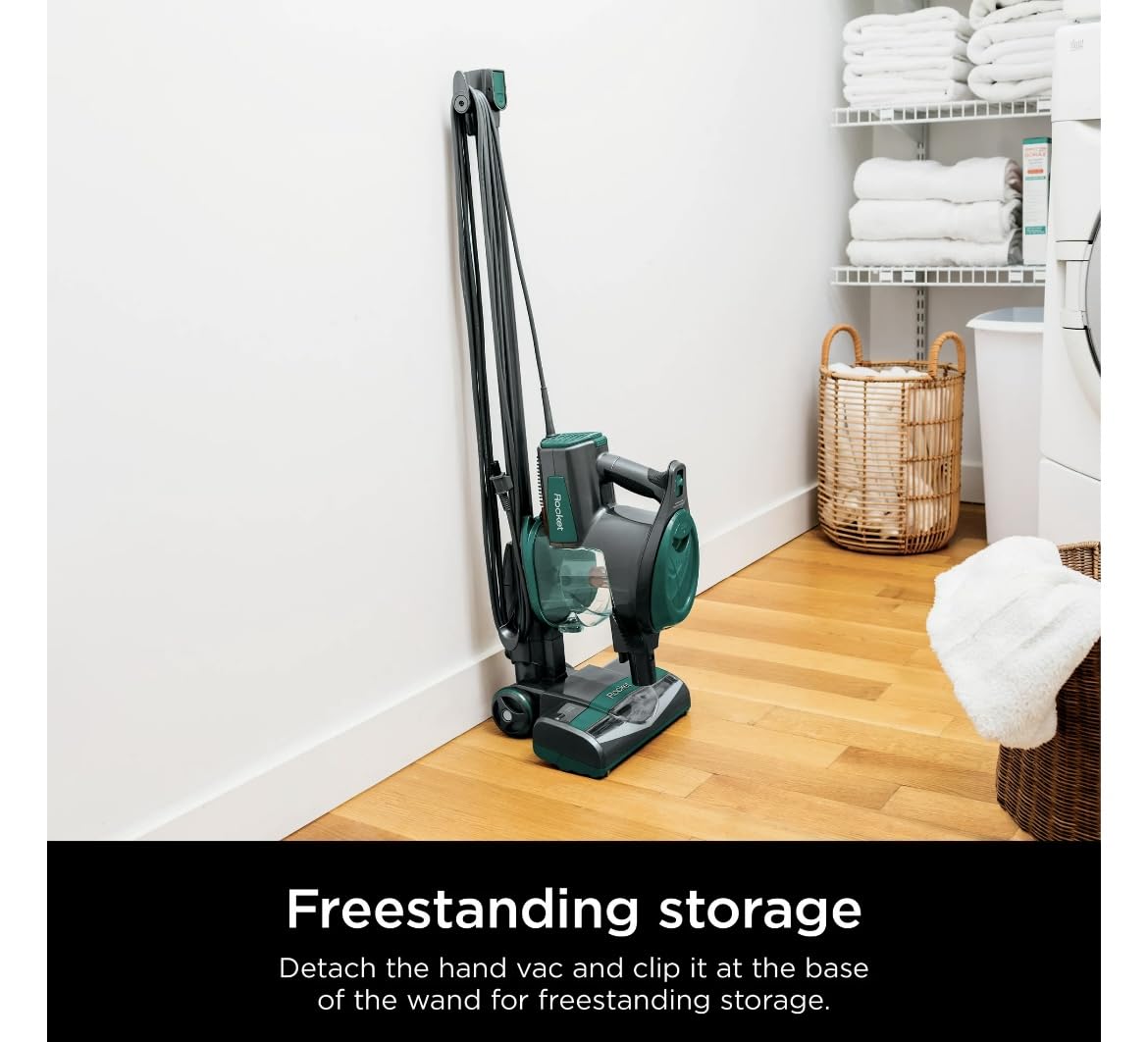 Ultra-Light Corded Vacuum for Carpets & Hard Floors, Green V291417
