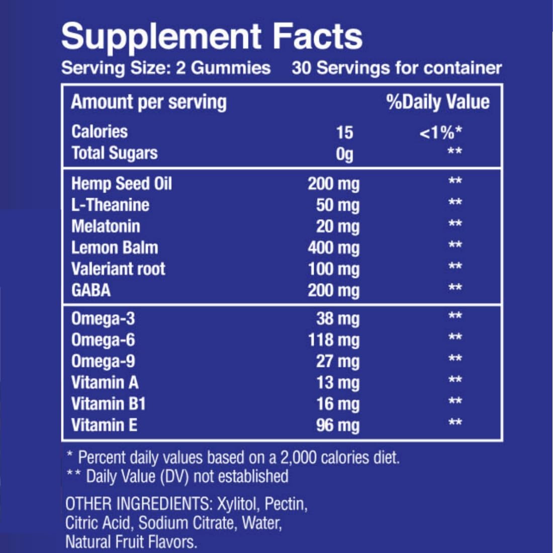 Sugar-Free Vegan 60 Gummies E86882