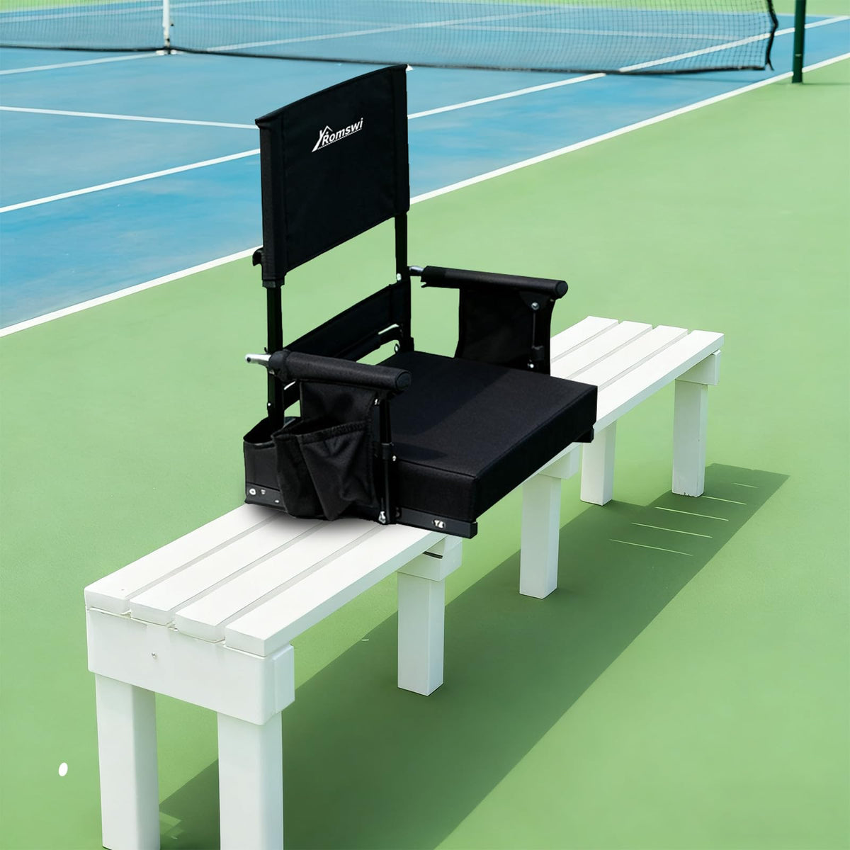 2-Pack Stadium Seats with Back Support and Armrests Z1114