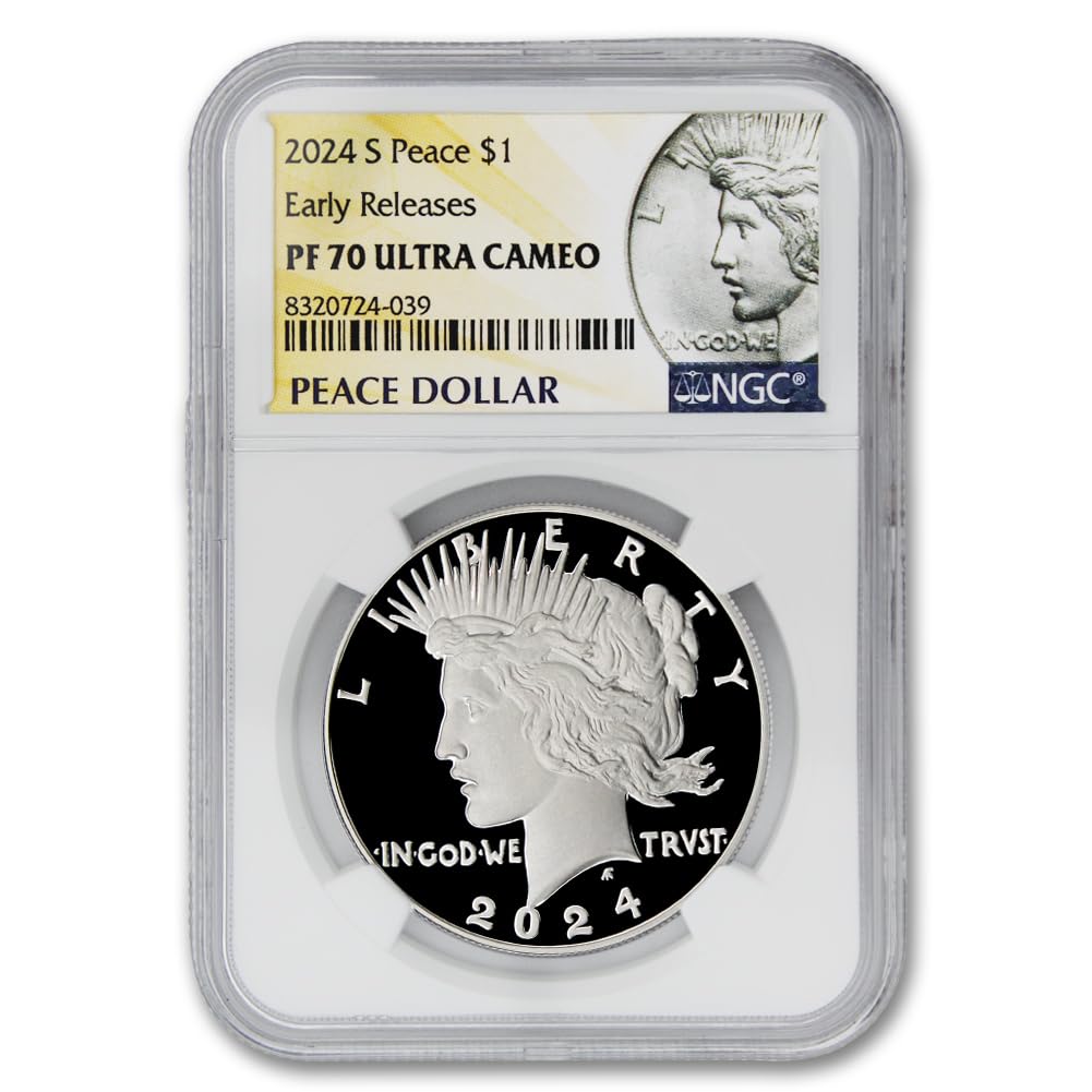 2024 American Silver Peace Dollar Coin PF-70 Ultra Cameo L5785