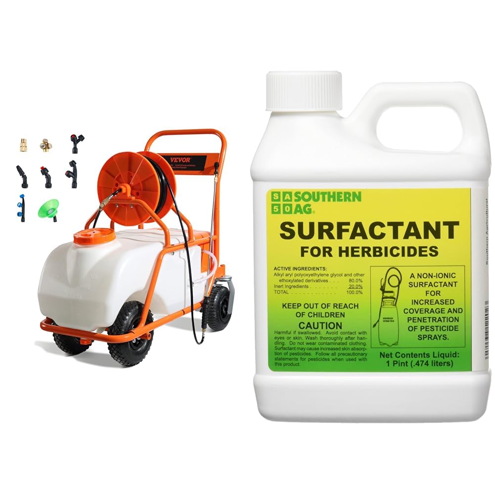 15 Gallon Battery Powered Garden Weed Sprayer with Surfactant X898