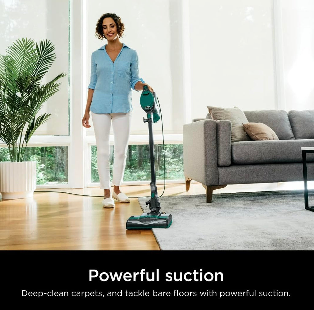 Ultra-Light Corded Vacuum for Carpets & Hard Floors, Green V291417