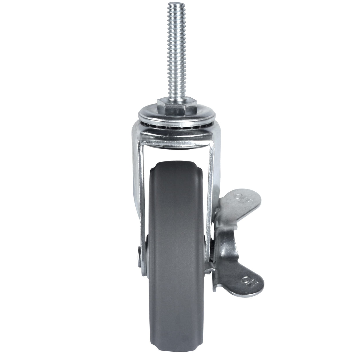 3 Inch Set of 4 Heavy Duty Swivel Rubber Caster Wheels Q718