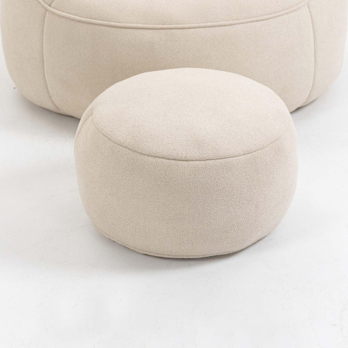 Microfiber Memory Foam Bean Bag Chair with Ottoman C430166