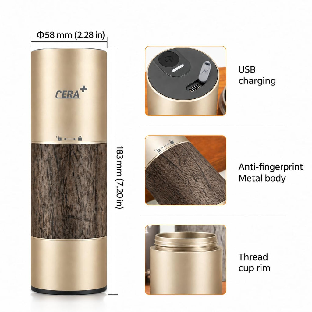 Portable Burr Coffee Grinder B638123