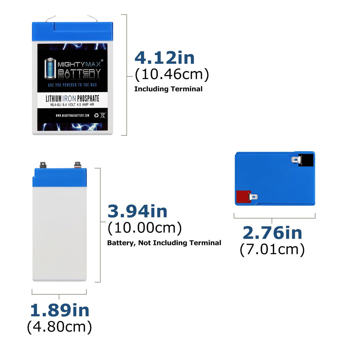6V 4.5AH Lithium Replacement Battery F40706