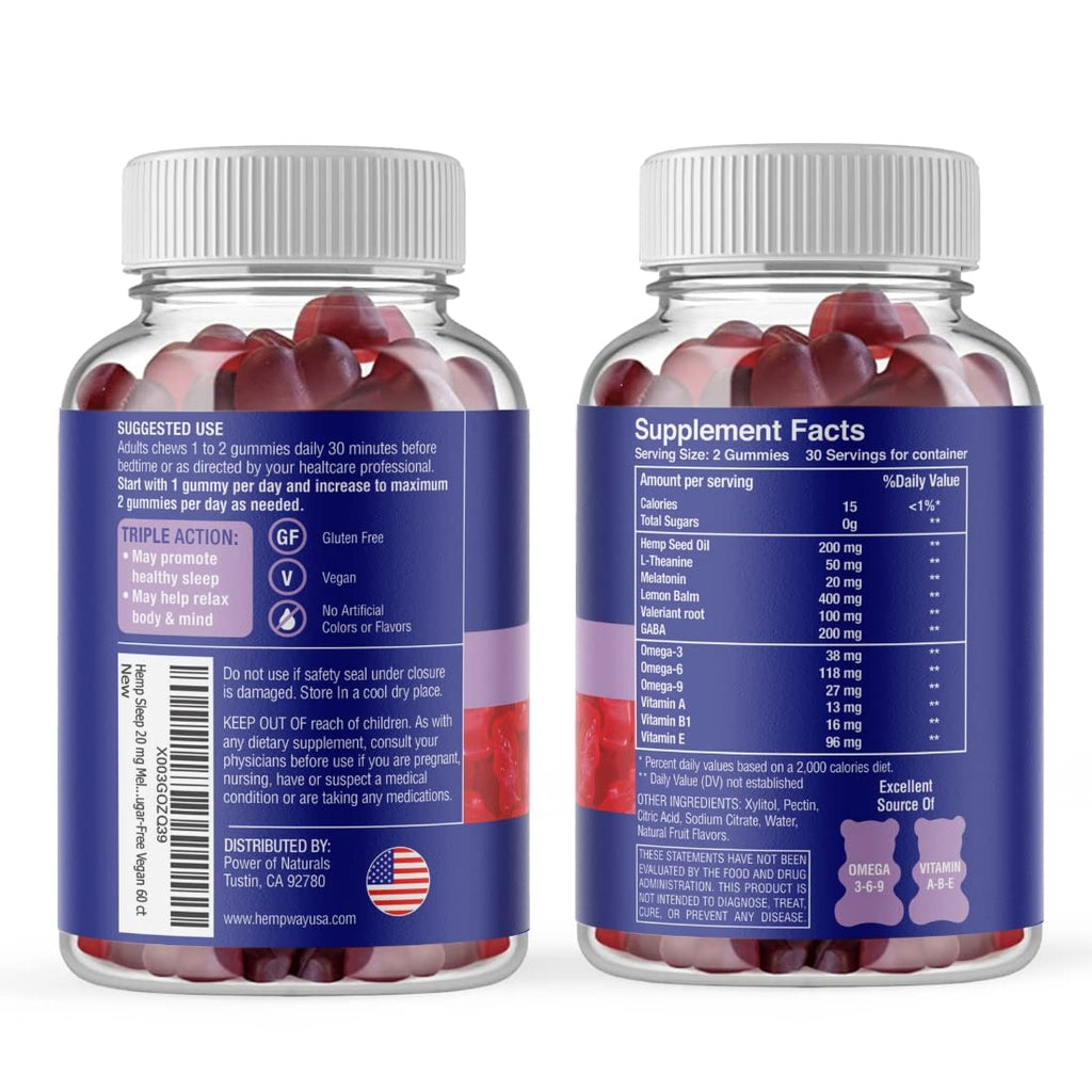 Sugar-Free Vegan 60 Gummies E86882