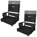 2-Pack Stadium Seats with Back Support and Armrests Z1114