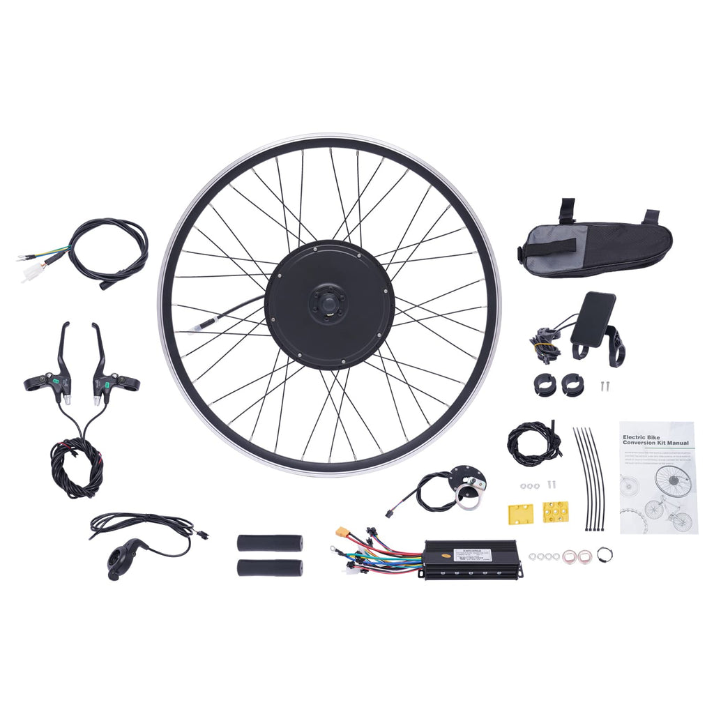 48V 1000W E-Bike Conversion Kit with Display Brushless Gearless Motor Y2755