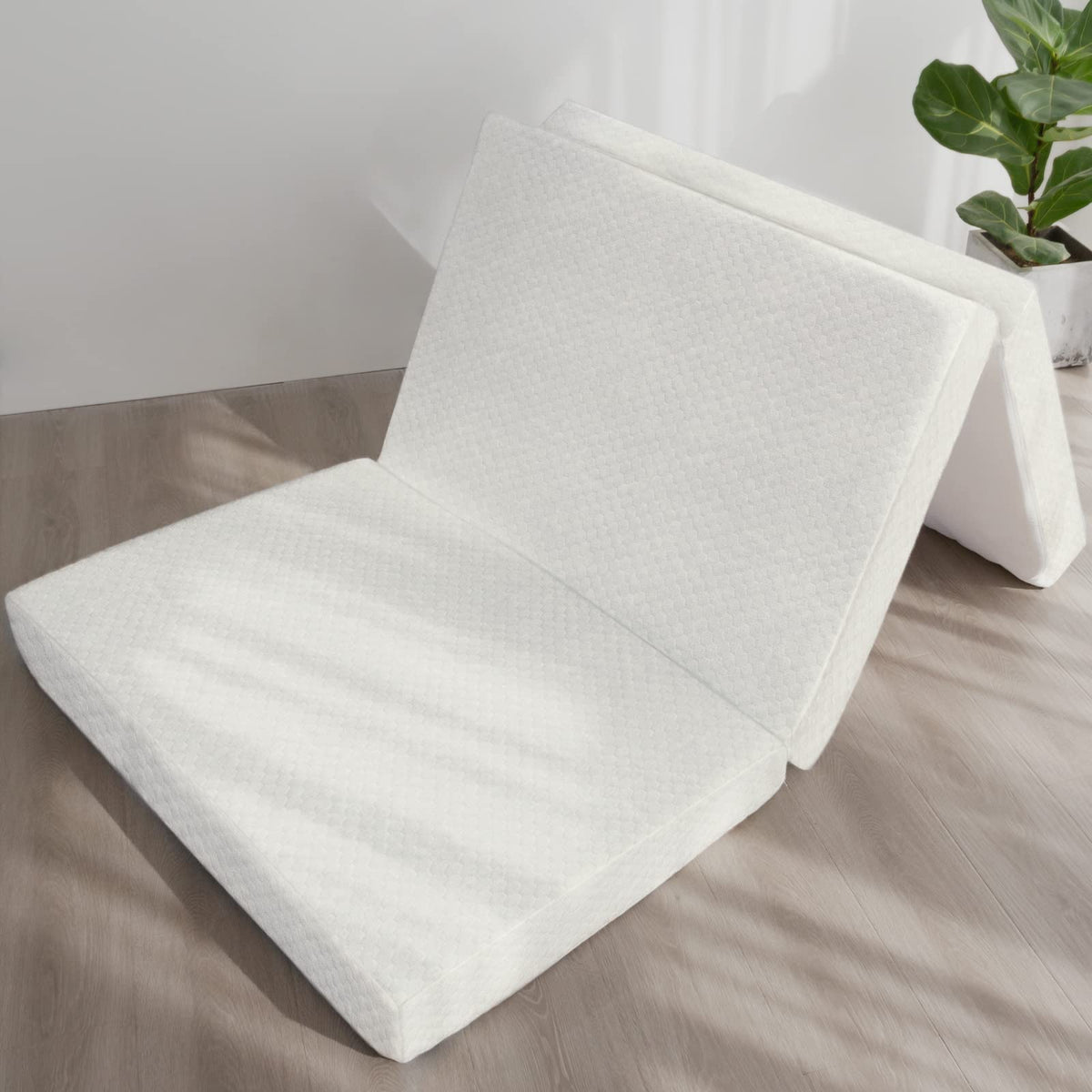 Memory Foam Tri-fold Mattress Topper, Twin Size C48672