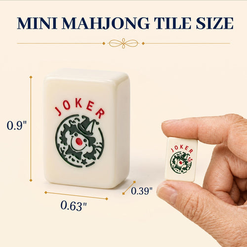 0.9-inch Mini Mahjong Set C4236