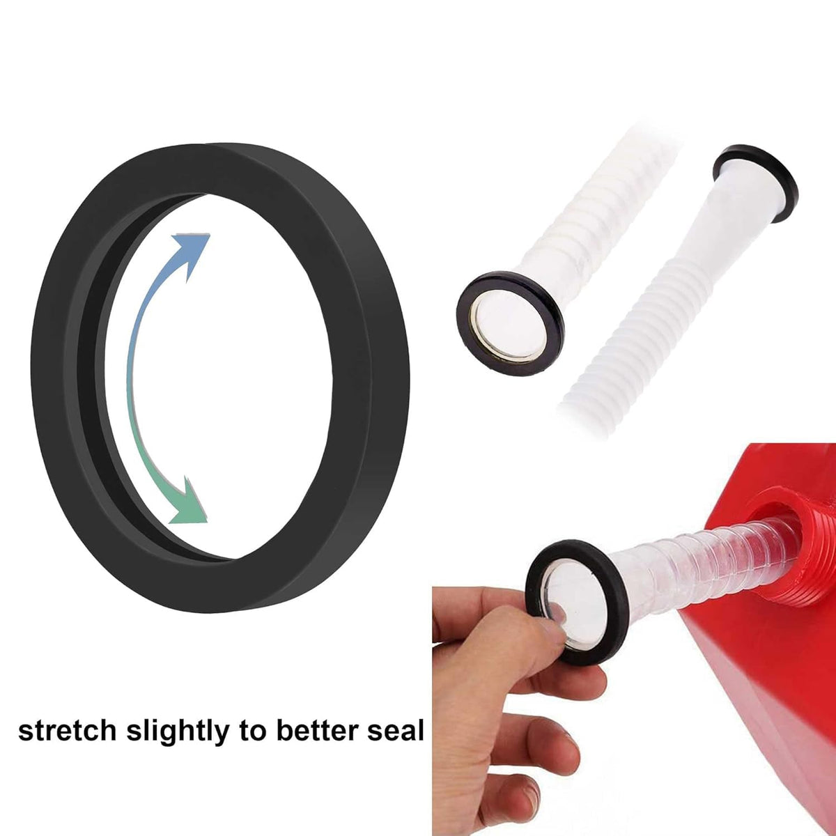 Gas Can Spout Gasket Seals Replacement Rubber Gaskets H179040
