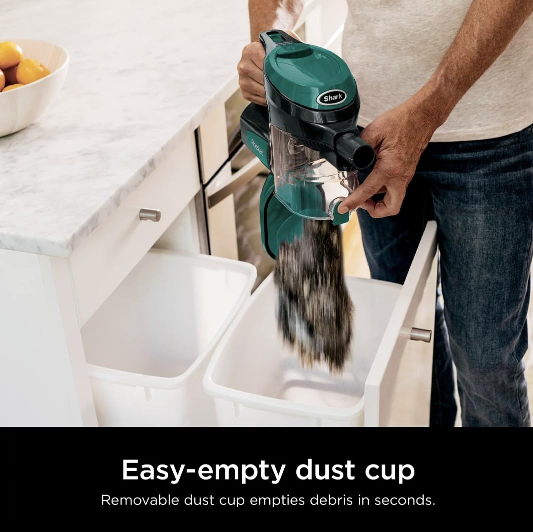 Ultra-Light Corded Vacuum for Carpets & Hard Floors, Green V291417