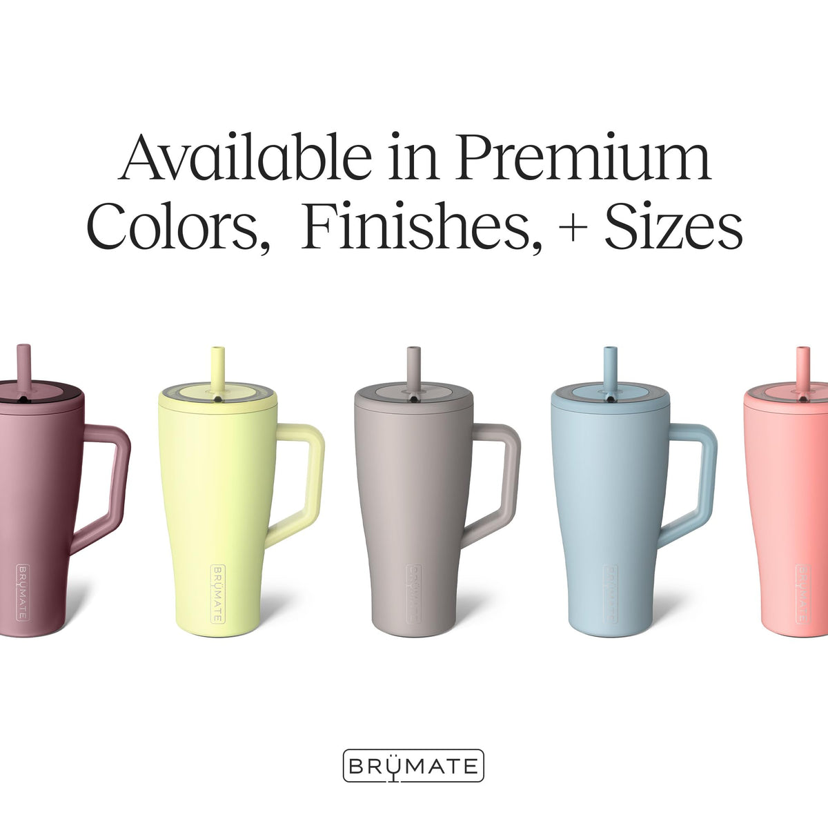 40 oz Stainless Steel Tumbler with Handle and Straw I287185