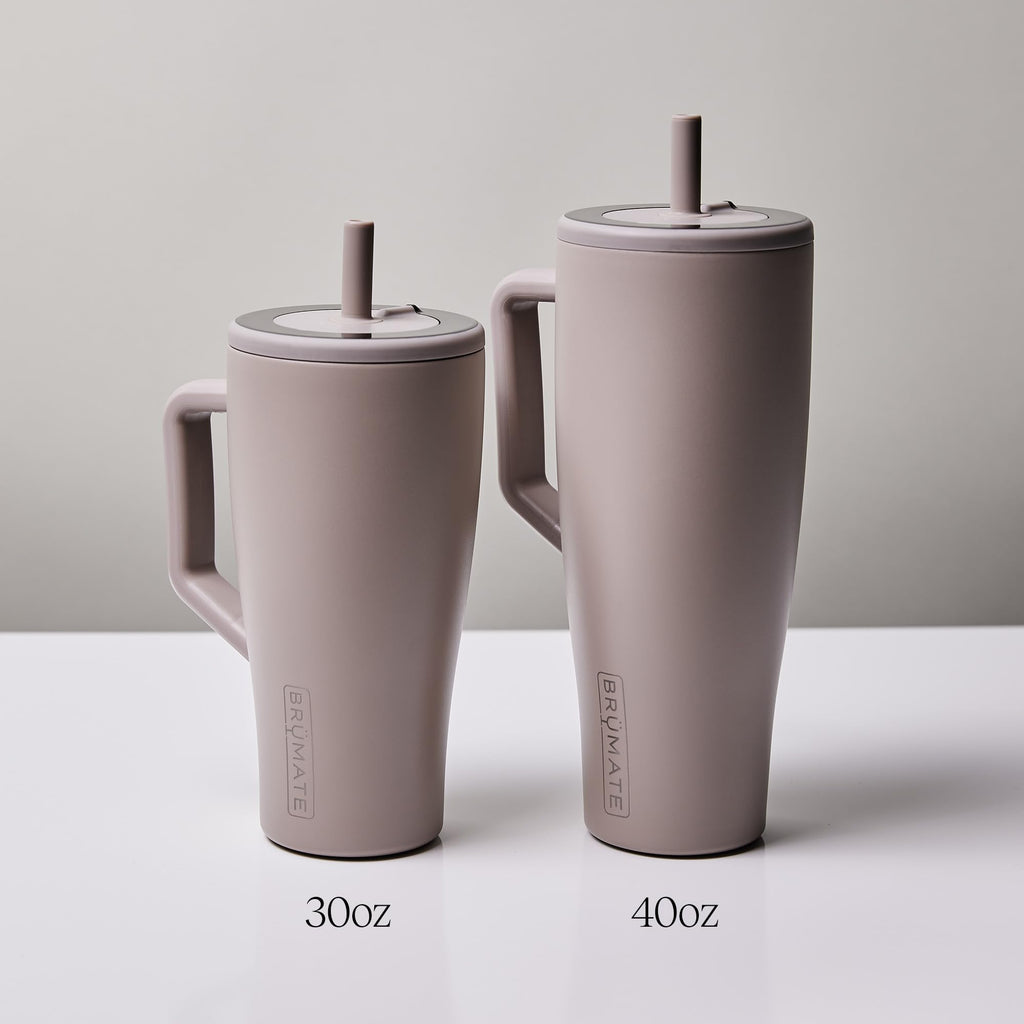 40 oz Stainless Steel Tumbler with Handle and Straw I287185