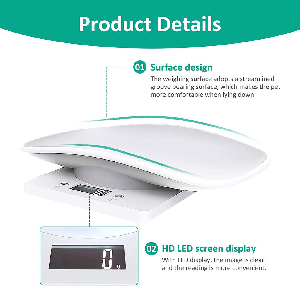 Digital Pet Scale with Tape Measure L802