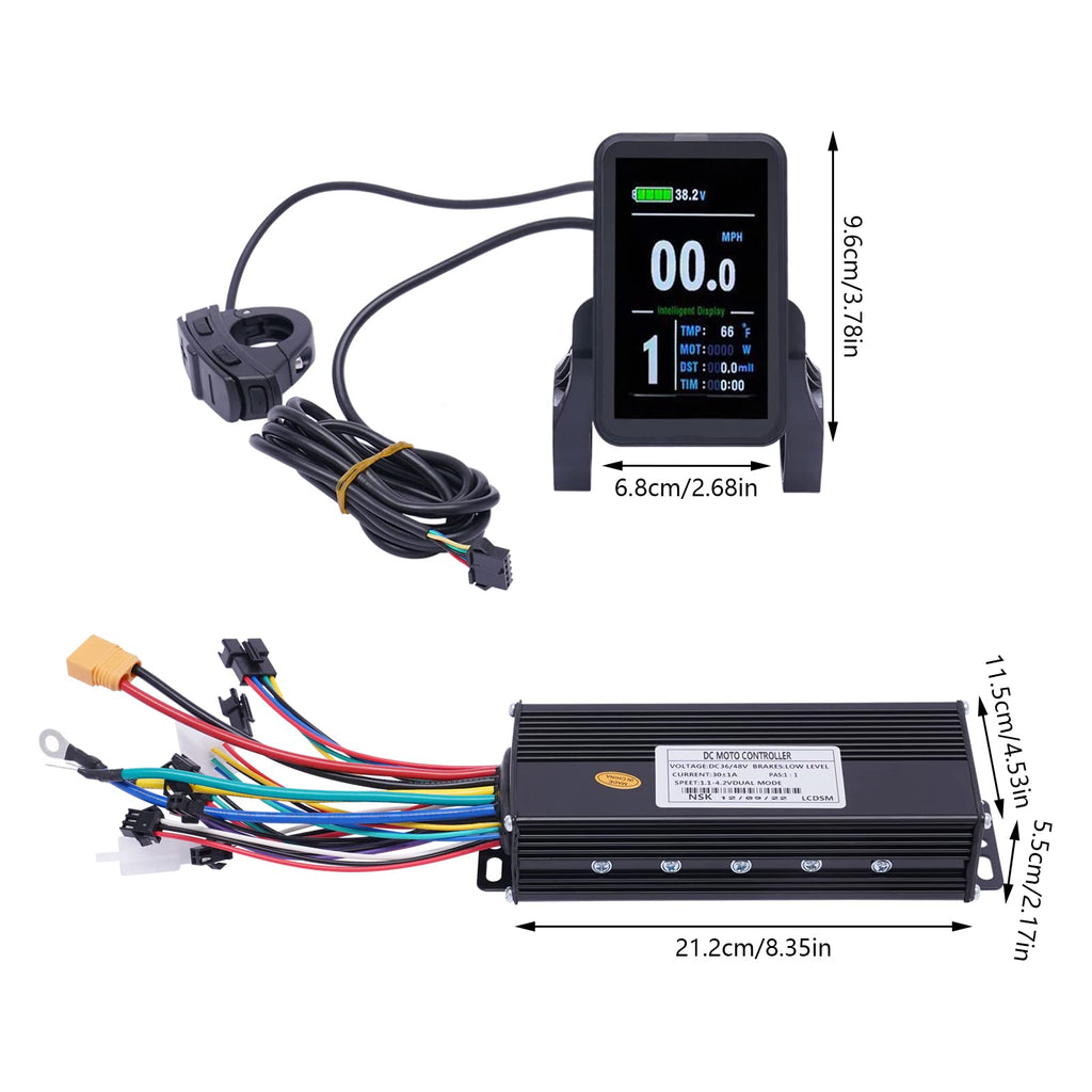 48V 1000W E-Bike Conversion Kit with Display Brushless Gearless Motor Y2755