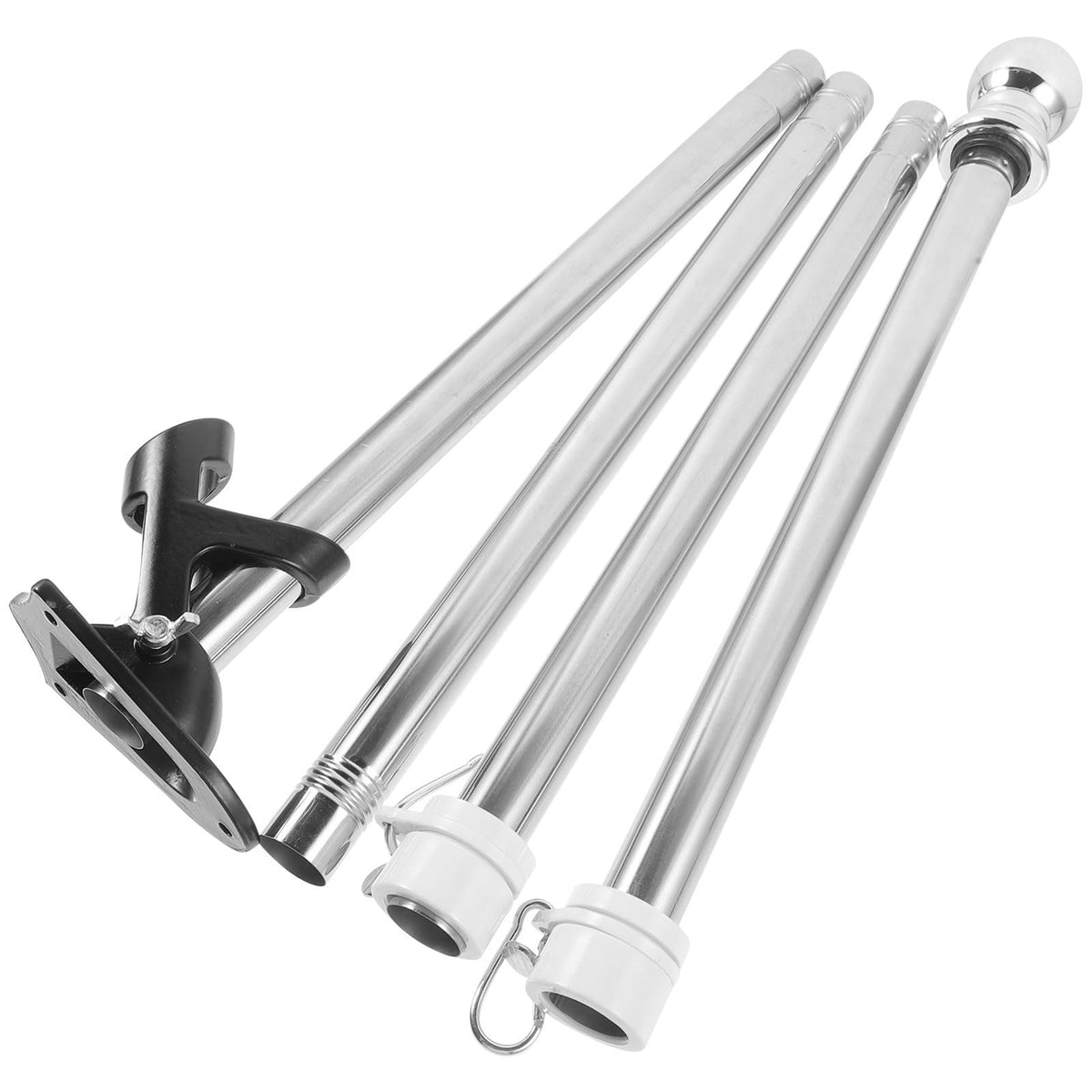 1.5m Stainless Steel Flag Pole Set S37278