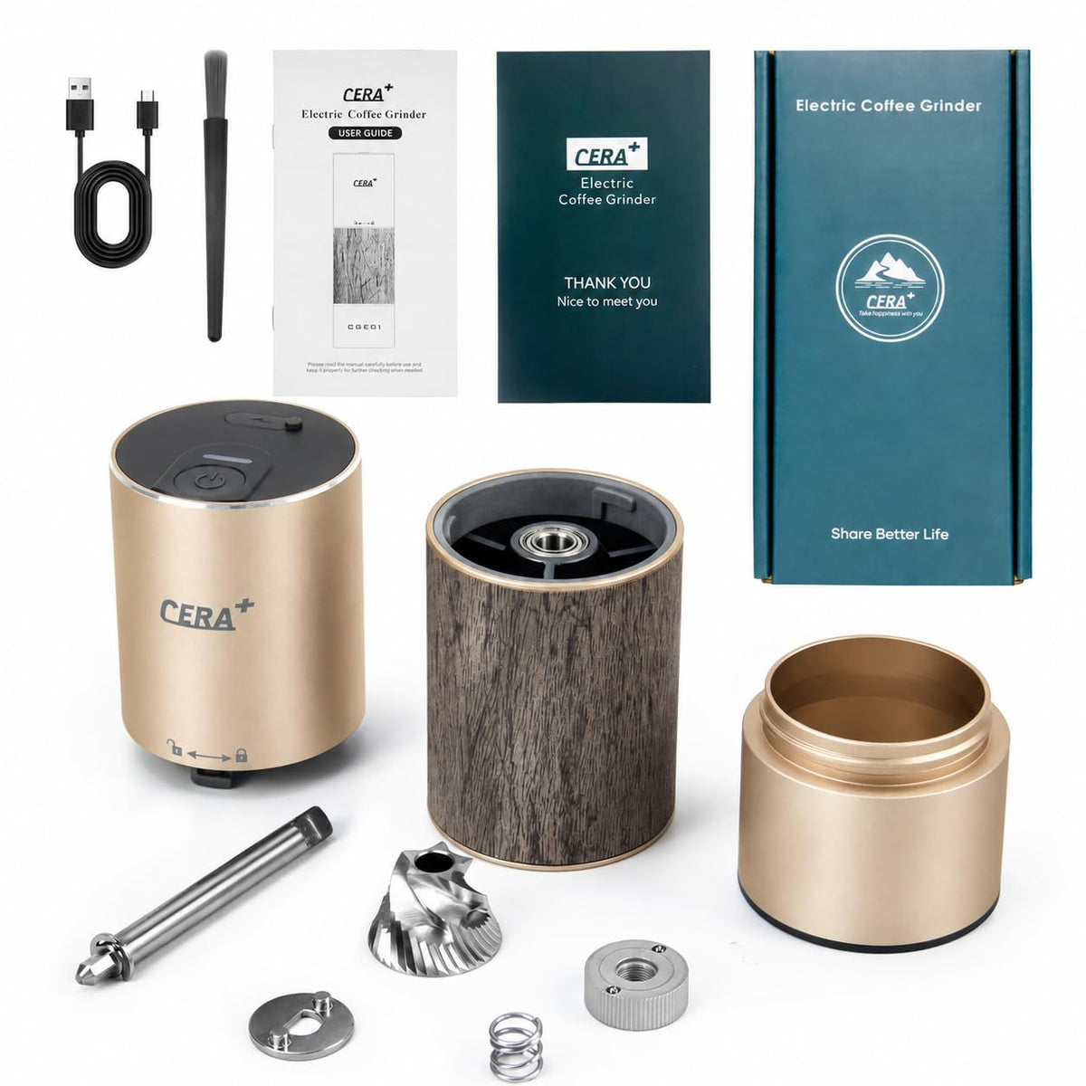 Portable Burr Coffee Grinder B638123