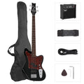 4 String Electric Bass Guitar Beginner Kit with Amp T441