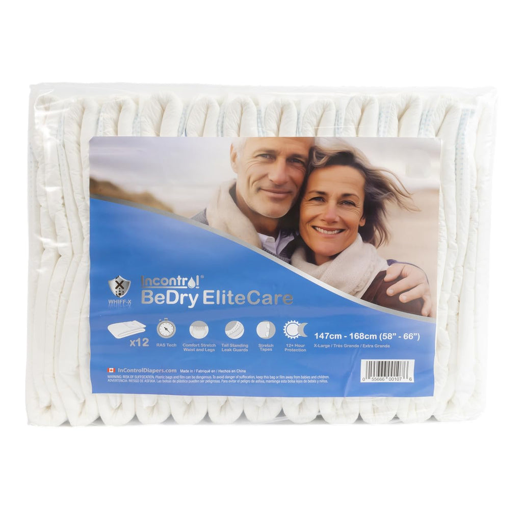 Adjustable Maximum Absorbency Disposable Briefs 2X-Large 12 Count W306206