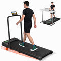 Folding Walking Pad with Incline, 2 in 1 Portable Under Desk Treadmill Q3810