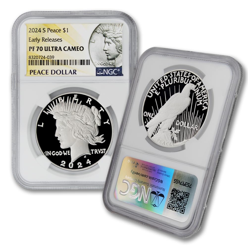 2024 American Silver Peace Dollar Coin PF-70 Ultra Cameo L5785