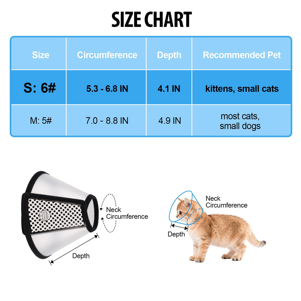 Adjustable Plastic Recovery Pet Cone A9331