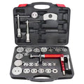 28-Piece Heavy Duty Pneumatic Brake Caliper Compression Tool Set with 23 Adapters A3371