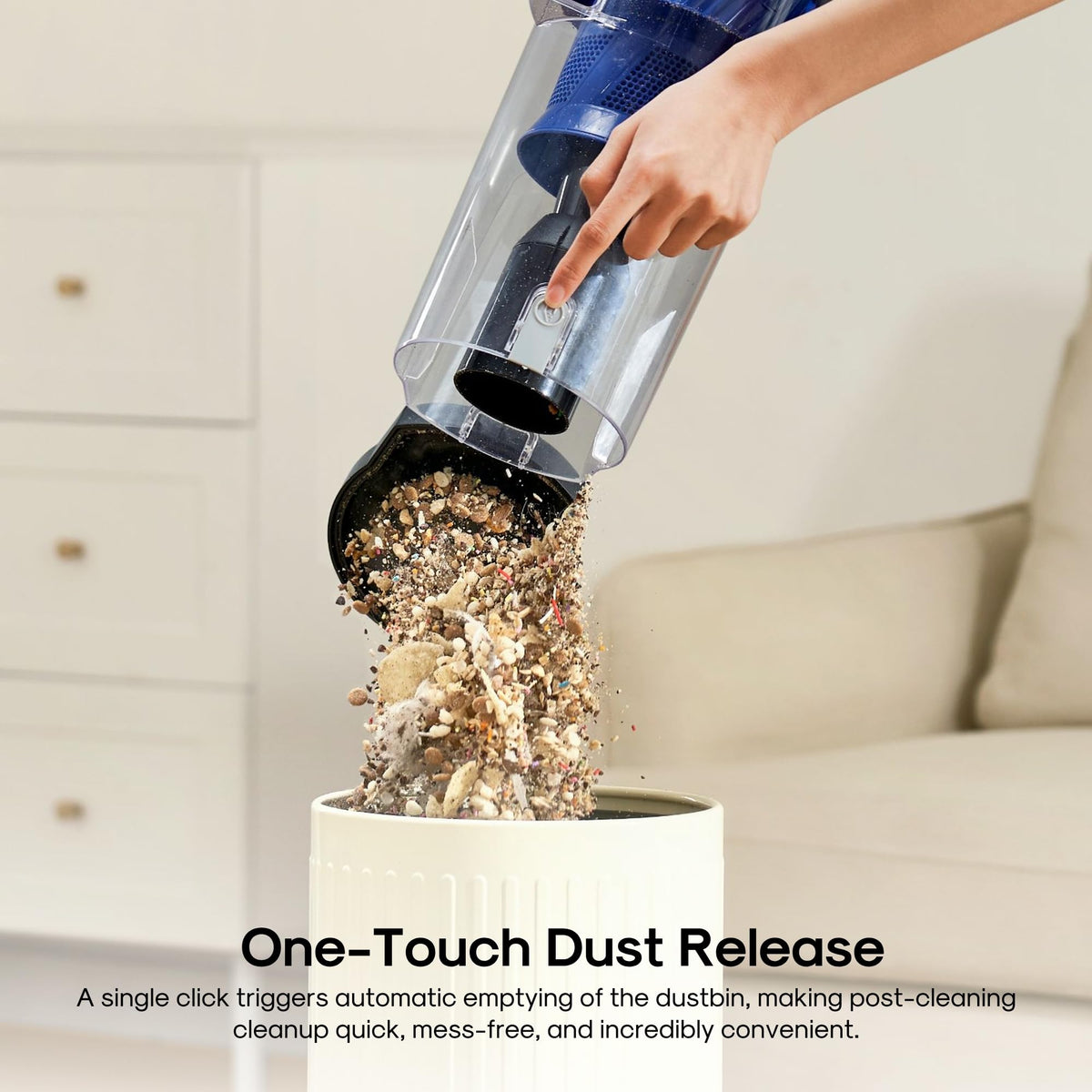 Lightweight Upright Vacuum Cleaner for Carpet and Hard Floor K6716