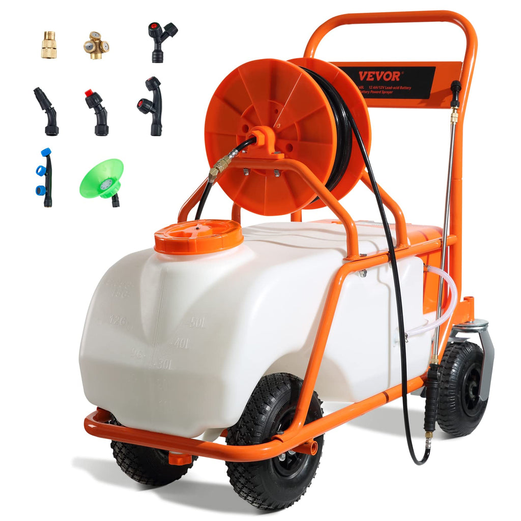 15 Gallon Battery Powered Garden Weed Sprayer with Surfactant X898