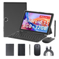 Android 14 2 in 1 Tablet with Keyboard 10 inch 8GB+64GB Black J69760