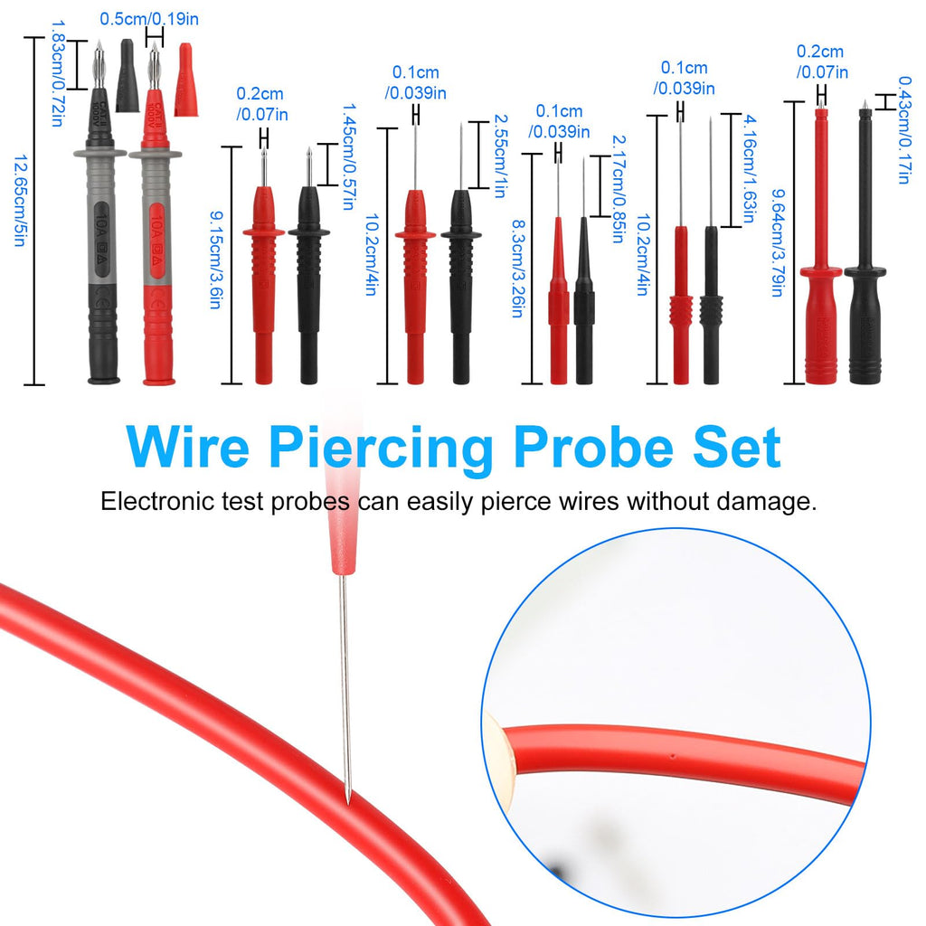 Silicone Multimeter Test Leads Kit Z531371