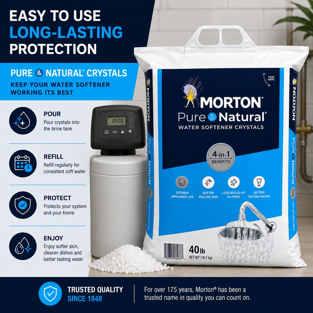 Pure and Natural Water Softener Crystals 40lbs X2273