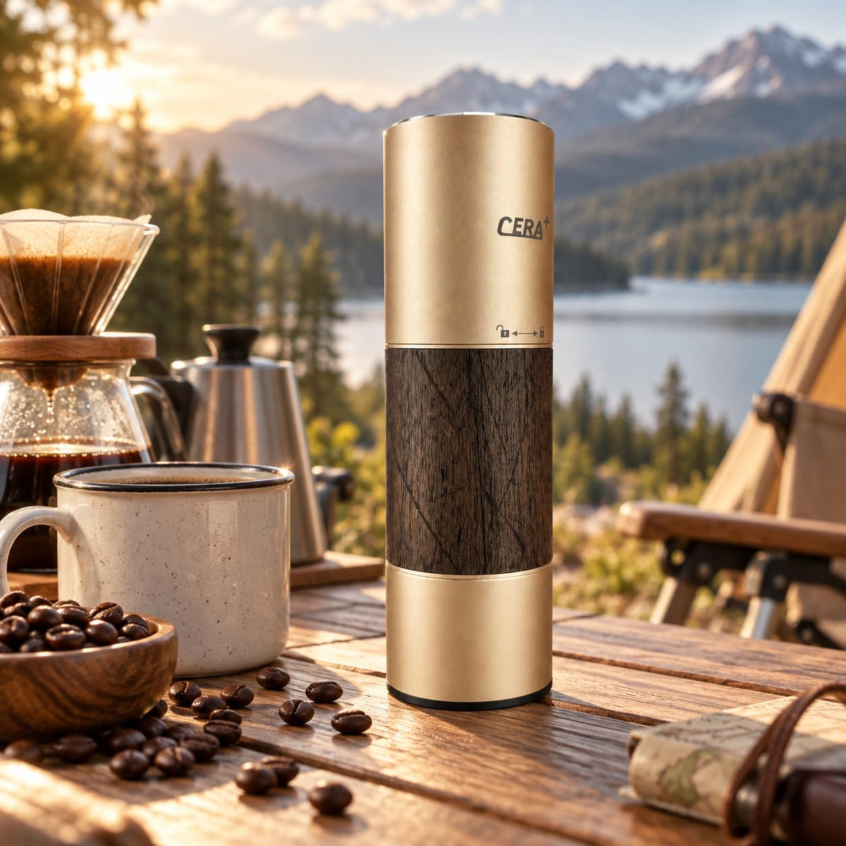 Portable Burr Coffee Grinder B638123