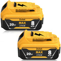 8.0Ah Replacement Battery 2PC Q1862