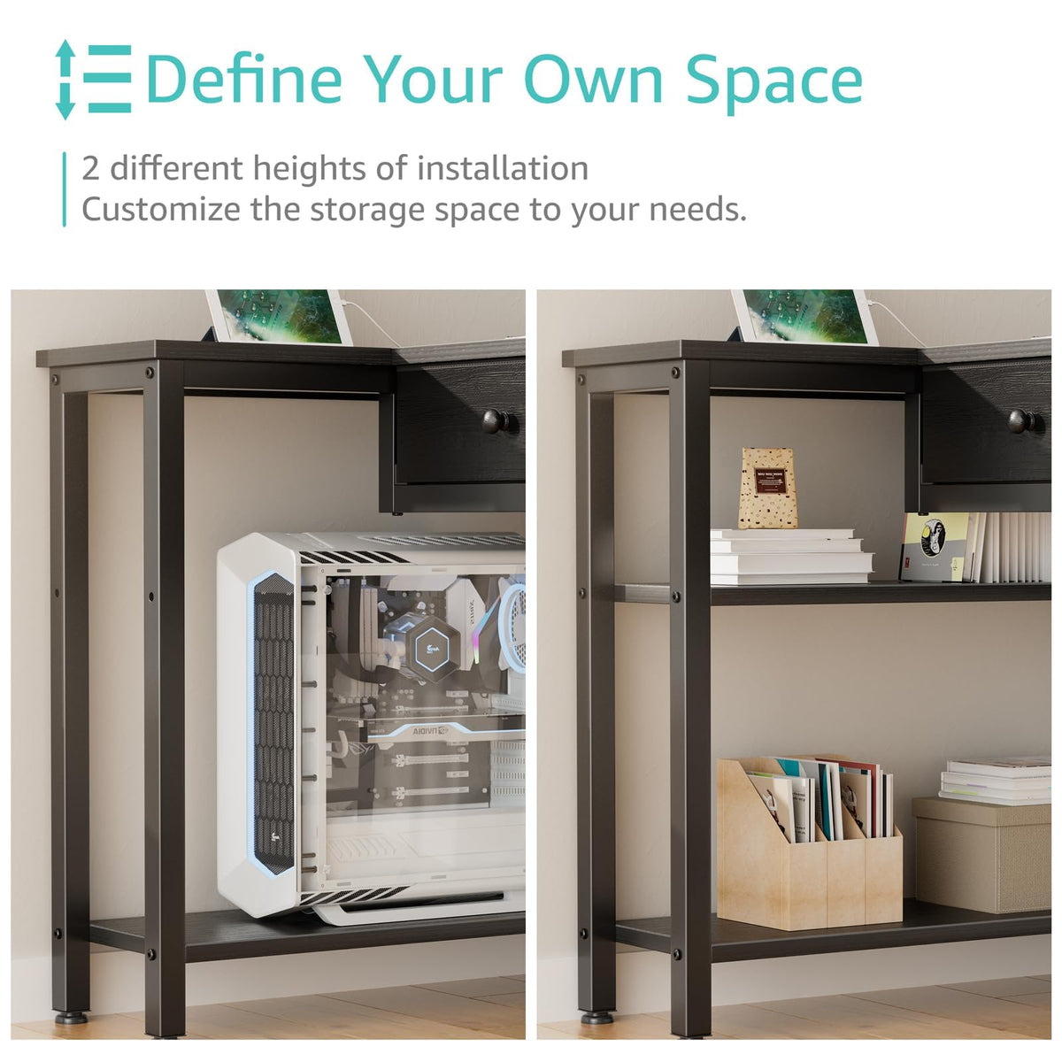 Black Corner Desk E89844