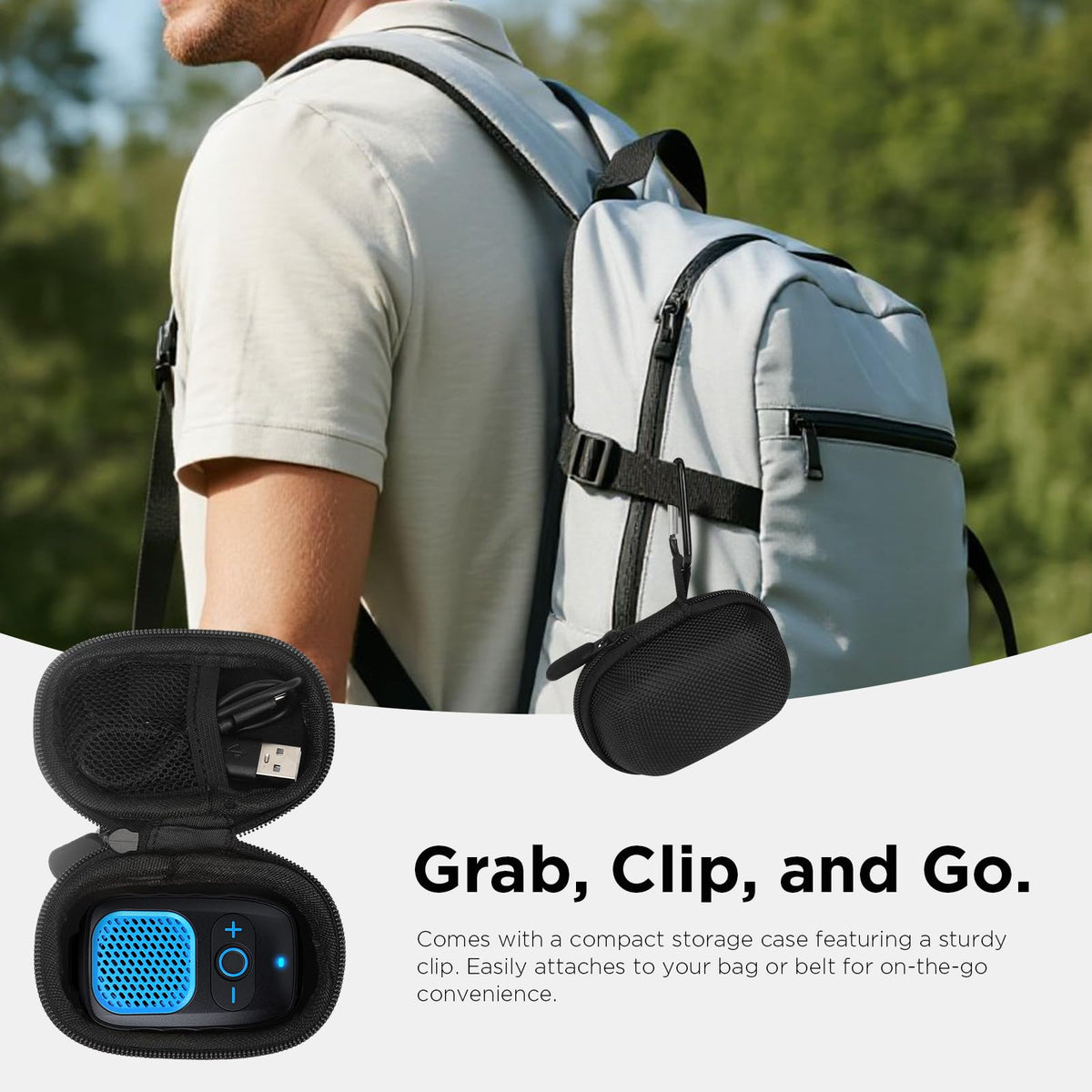 Wearable Clip On Bluetooth Speaker T24192