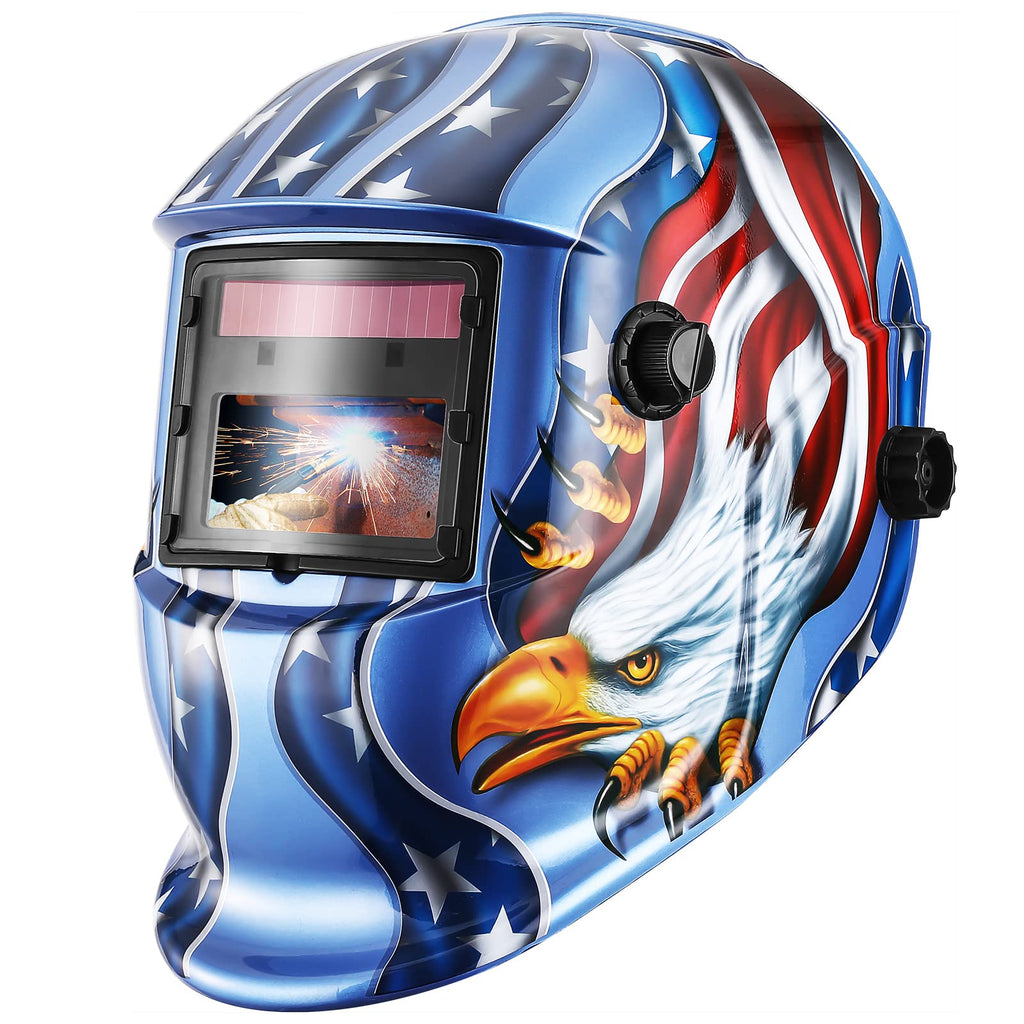 Auto Darkening Solar Powered Welding Helmet T156640