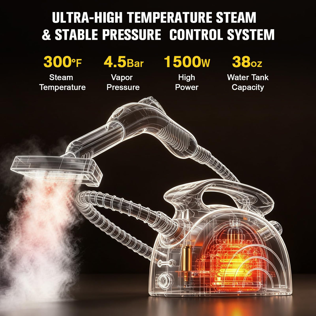 4.5 Bar 300°F Steam Cleaner Z2469