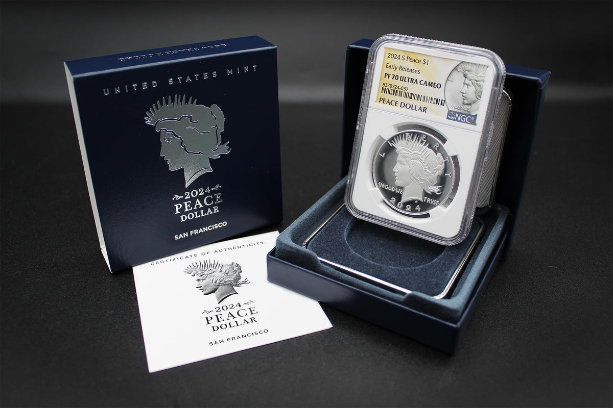 2024 American Silver Peace Dollar Coin PF-70 Ultra Cameo L5785