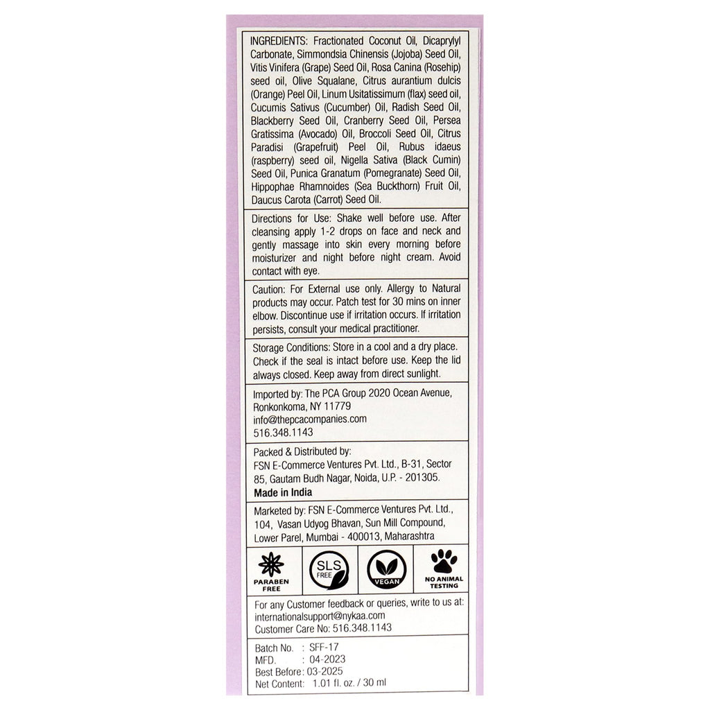 Facial Oil for Dry Skin 1 oz K9697