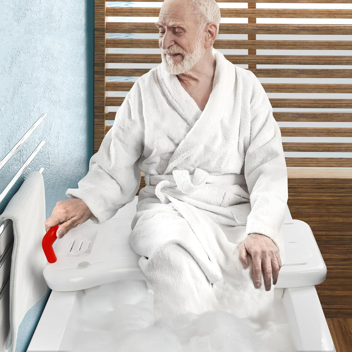 Rotating Tub Transfer Bench with Handle, 300 lbs M6929