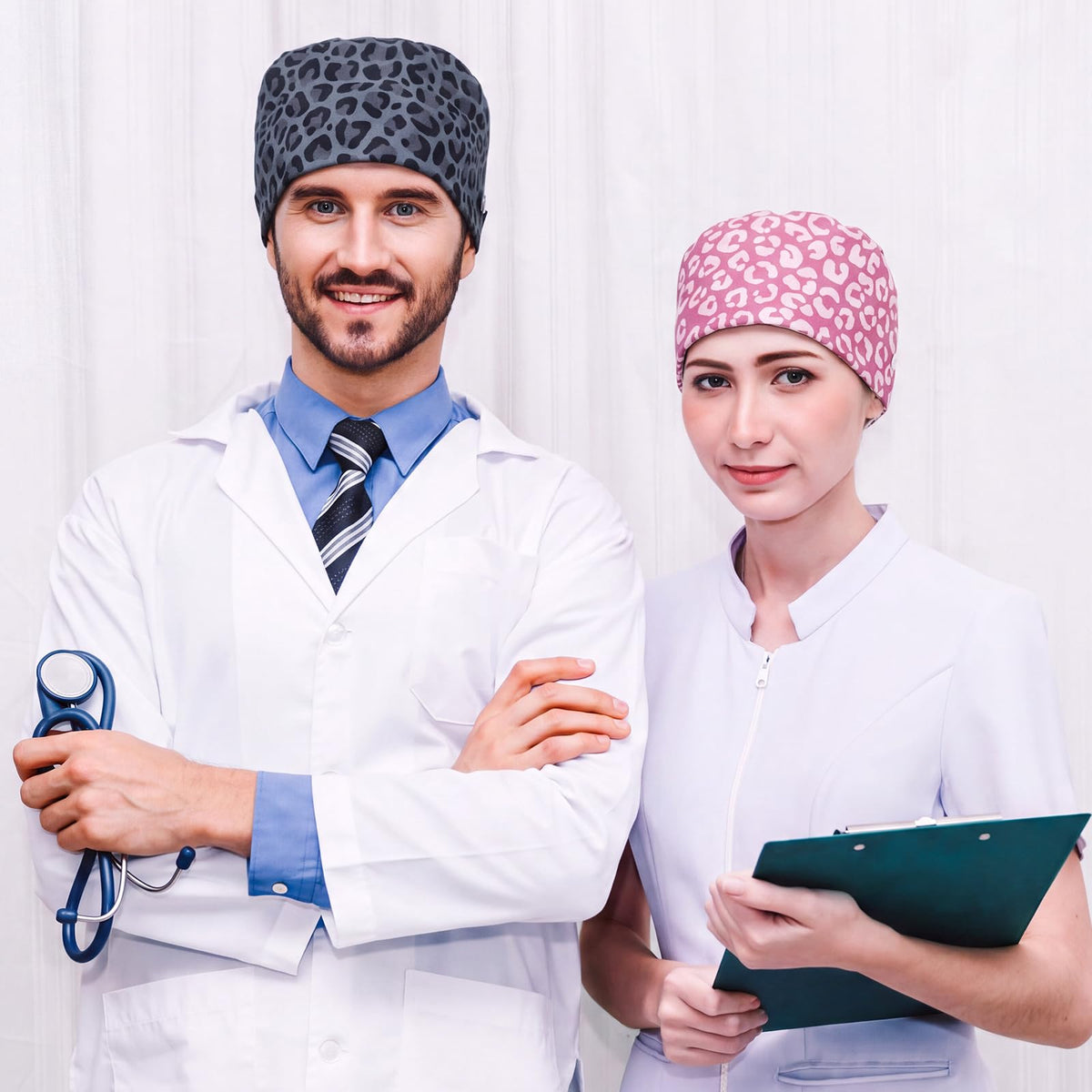 4 Pcs Nurse Scrub Caps R85450