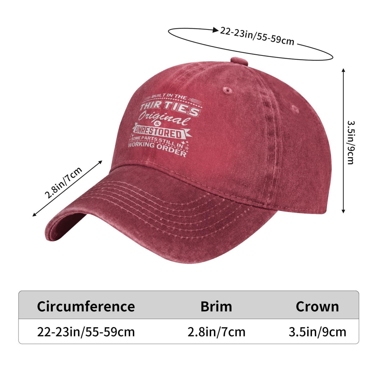1930s Baseball Cap W87997